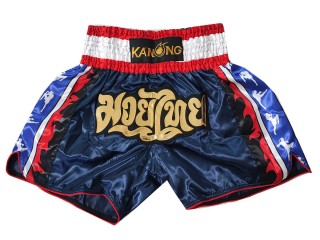 Pantalon de kickboxing Kanong : KNS-149 - Azul Marino