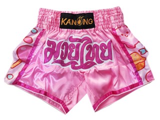Pantalon de kickboxing Kanong : KNS-501 - Rosa