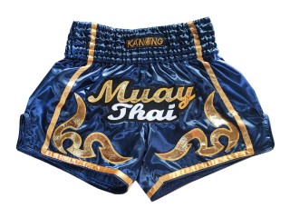 Pantalones de Boxeo Retro Kanong : KNSRTO-232-Azul marino
