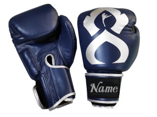 Guantes de boxeo de piel personalizados : KNGCUST-R-424
