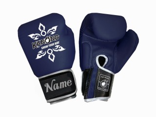 Guantes de boxeo de piel auténtico personalizados : KNGCUST-R-427