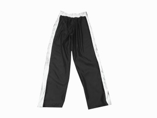 Pantalón de kickboxing personalizado : KNPANTS-004-Retro-Negro