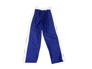 Pantalón de kickboxing personalizado : KNPANTS-004-Retro-Azul