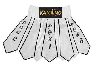 Pantalones Thai Tradicionales Personalizados : KNSCUST-1170-Blanco