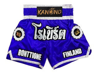 Pantalones Thai Tradicionales Personalizados : KNSCUST-1242-Azul