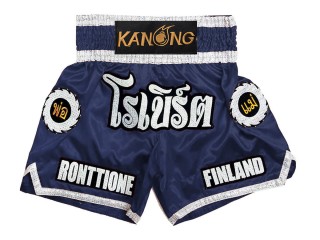 Pantalones Thai Tradicionales Personalizados : KNSCUST-1242-Azul marino