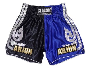 Pantalones Thai Tradicionales Personalizados : KNSCUST-1243-Negro-Azul