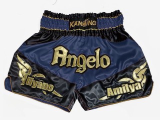Pantalones Thai Personalizados : KNSCUST-1248-Azul marino