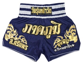 Pantalones Thai Personalizados : KNSCUST-1249-Azul marino