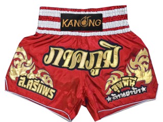 Pantalones Thai Personalizados : KNSCUST-1249-Rojo
