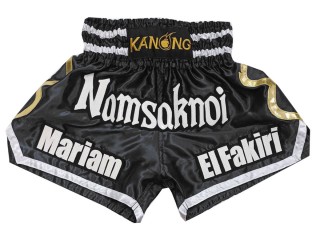 Pantalones Thai Personalizados : KNSCUST-1250-Negro