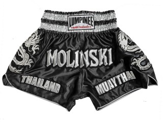 Pantalones cortos tailandeses personalizados : KNSCUST-1251-Negro