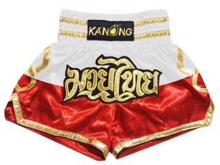 Pantalones cortos tailandeses personalizados : KNSCUST-1261-Polonia