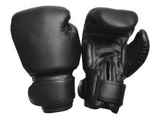 Guantes de boxeo para niños Kanong para entrenamiento : Negro Clásico