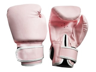 Guantes de boxeo para niños Kanong para entrenamiento : Rosa Clásico