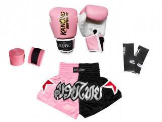 Regalo de boxeo para niños : rosa claro