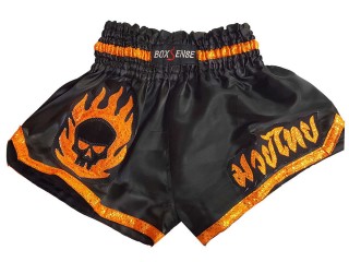 Pantalones boxeo para niños Boxsense : BXSKID-013 Negro