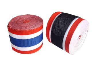 Vendas elásticas de boxeo Kanong : Bandera tailandesa