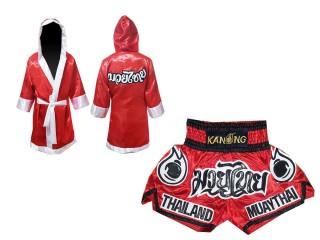Bata de boxeo + Pantalones personalizados Kanong