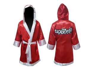 Bata de boxeo personalizada Kanong : Rojo
