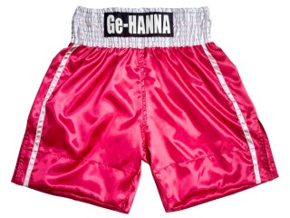 Pantalones de boxeo personalizados : KNBXCUST-2071-Rosa