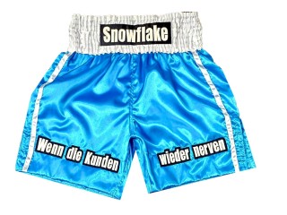 Pantalones de boxeo personalizados : KNBXCUST-2071-Azul Cielo