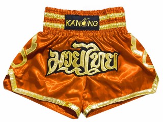 Pantalon de kickboxing Kanong : KNS-121-Naranja