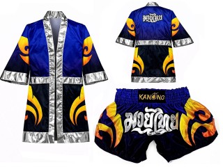 Set de boxeo: bata de boxeo y pantalones cortos de kickboxing : SET-506