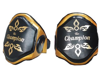 Cinturón de campeón de cuero personalizado con nombre o logotipo
