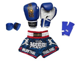 Kit de entrenamiento de boxeo para niños : 133-Azul
