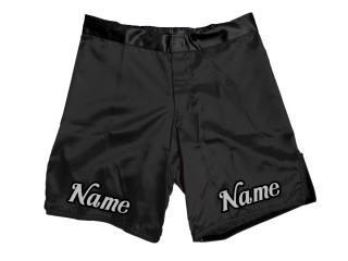 Pantalones de MMA personalizados con nombre : Negro