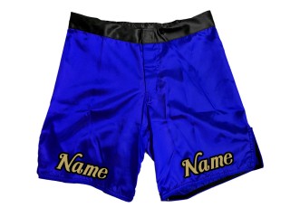 Shorts de MMA personalizados con nombre : Azul