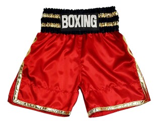 Shorts Boxeo personalizados  : KNBSH-039-Rojo
