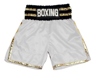 Shorts Boxeo personalizados : KNBSH-039-Blanco