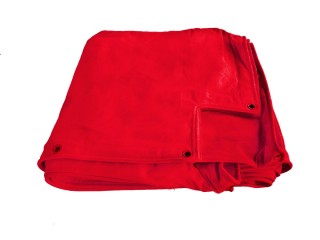 Lona de ring de boxeo de algodón personalizada de 4x4 m -  Rojo