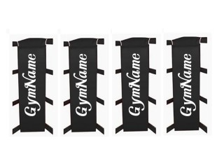 Cojines de esquina personalizados para ring de boxeo (juego de 4) : Negro