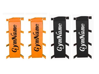 Cojines de esquina personalizados para ring de boxeo (juego de 4) : Naranja/Negro