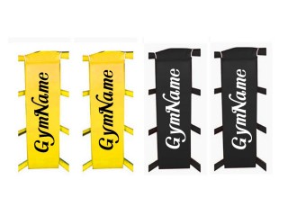 Cojines de esquina personalizados para ring de boxeo (juego de 4) : Amarillo/Negro