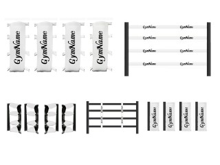 Juego de fundas personalizadas para ring de boxeo : Blanco