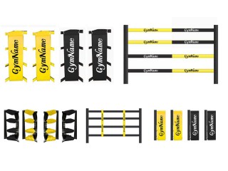 Juego de fundas personalizadas para ring de boxeo : Amarillo/Negro