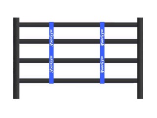 Espaciadores de cuerda para ring de boxeo : Azul
