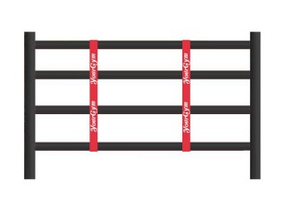 Kit separadores para cuerdas de ring : Rojo