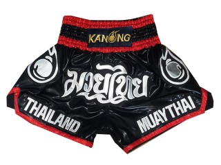 Pantalones de kickboxing Kanong : KNS-118-Negro