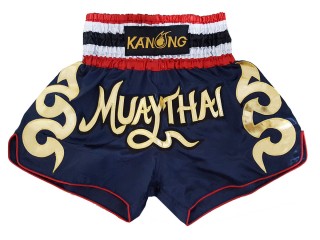 Pantalones de kickboxing Kanong : KNS-120-Azul marino