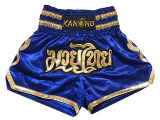 Pantalones de kickboxing Kanong : KNS-121-Azul