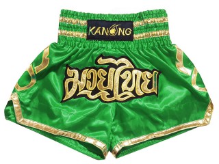 Pantalones de kickboxing Kanong : KNS-121-Verde