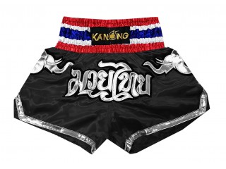 Pantalones de kickboxing Kanong : KNS-125-Negro