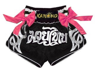 Pantalones cortos Kanong Kickboxing : KNS-127-Negro