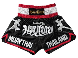 Pantalones cortos Kanong Kickboxing : KNS-133-Negro