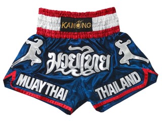 Shorts de kickboxing Kanong : KNS-133-Azul marino